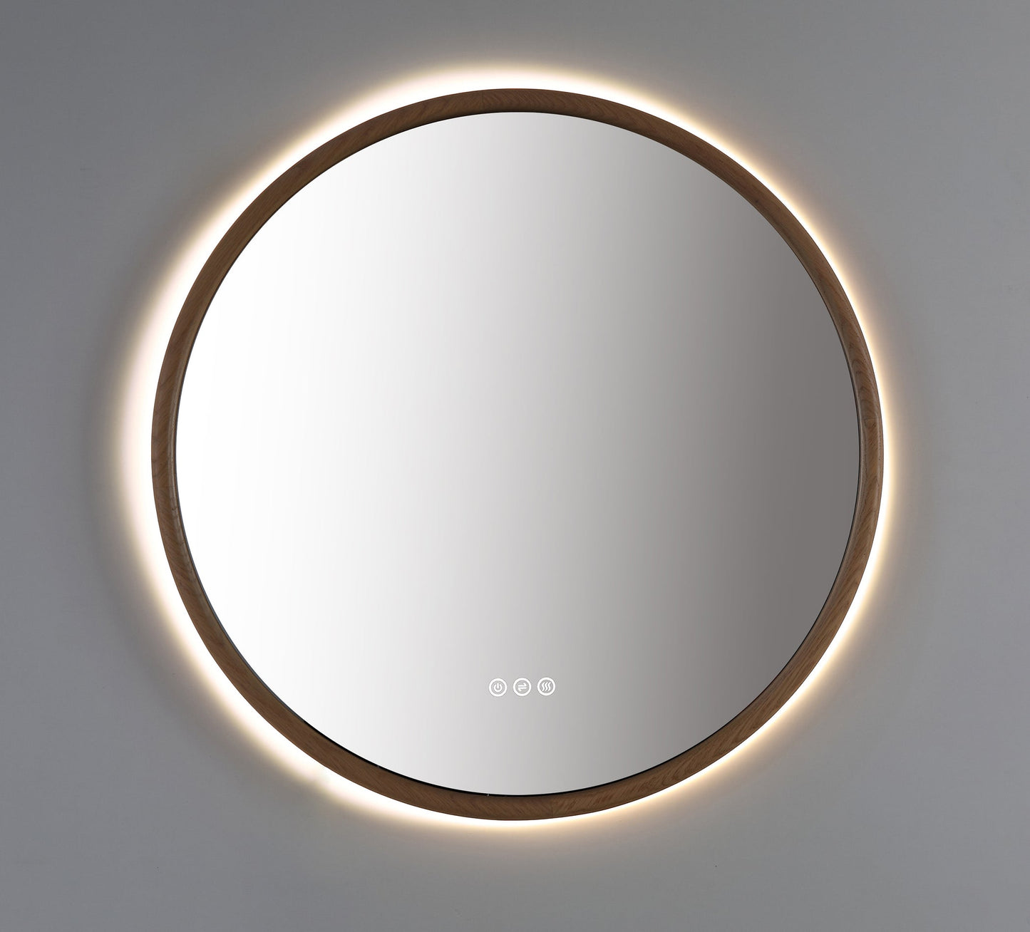 Mirror ZEN 36-inch Whitewash Oak (with LED Lighting)