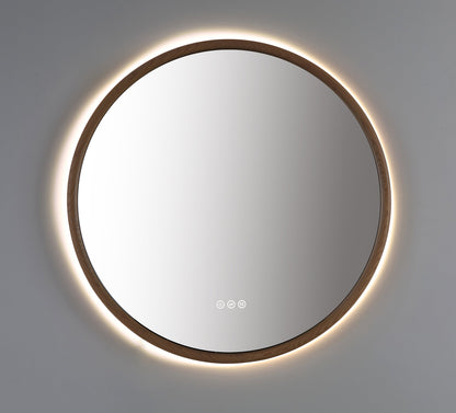 Mirror ZEN 36-inch Whitewash Oak (with LED Lighting)