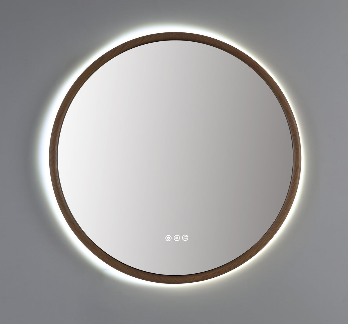 Mirror ZEN 36-inch Whitewash Oak (with LED Lighting)