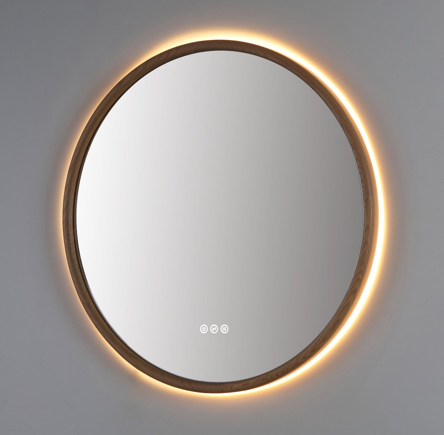 Mirror ZEN 36-inch Whitewash Oak (with LED Lighting)