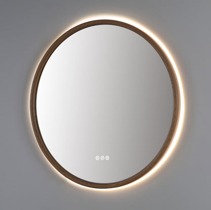 Mirror ZEN 36-inch Whitewash Oak (with LED Lighting)