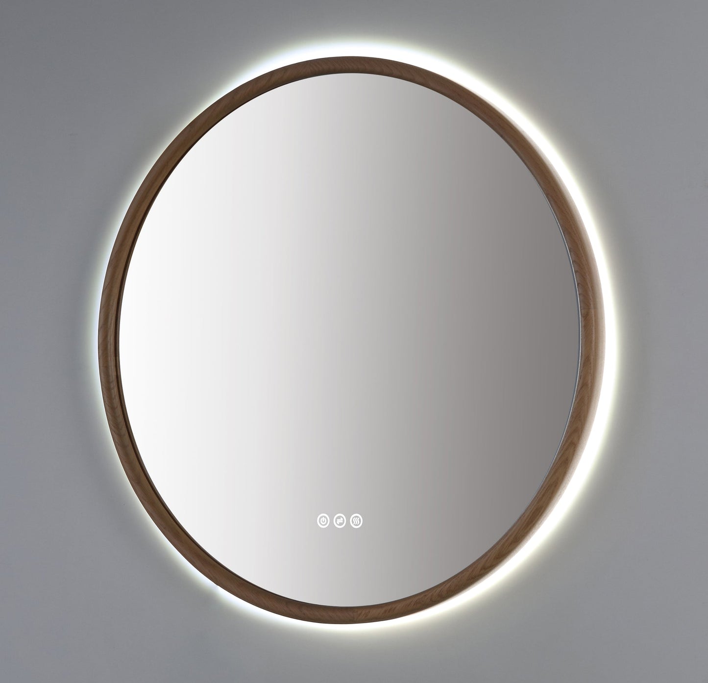 Mirror ZEN 36-inch Whitewash Oak (with LED Lighting)