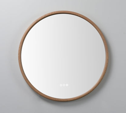 Mirror ZEN 36-inch Whitewash Oak (with LED Lighting)