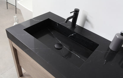BIBURY 72” CHESTNUT OAK FREESTANDING MODERN BATHROOM VANITY