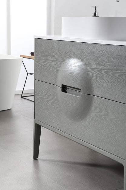 COLMAR 36” OLIVE GREEN FREESTANDING MODERN BATHROOM VANITY