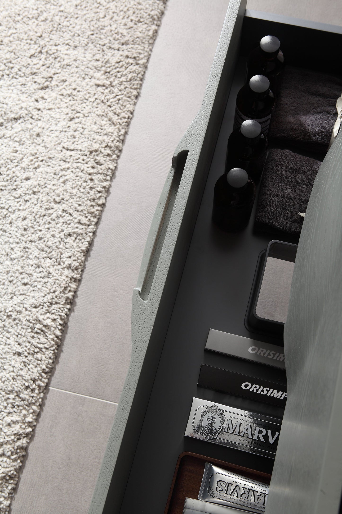 COLMAR 36” OLIVE GREEN FREESTANDING MODERN BATHROOM VANITY