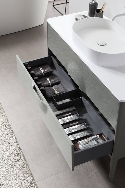 COLMAR 48” OLIVE GREEN FREESTANDING MODERN BATHROOM VANITY