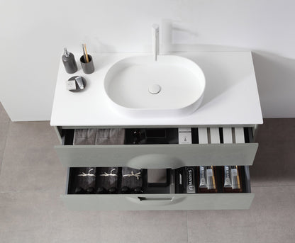 COLMAR 48” OLIVE GREEN FREESTANDING MODERN BATHROOM VANITY