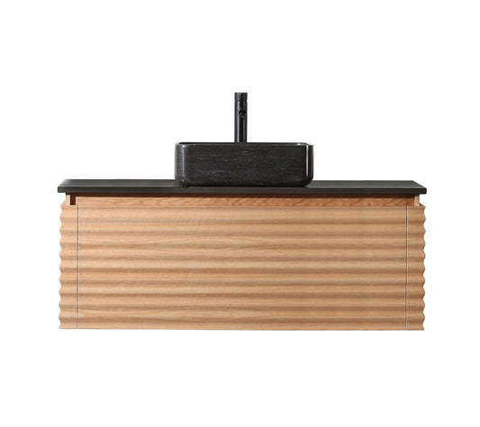 OCALA 48” MAPLE WALL MOUNT MODERN BATHROOM VANITY