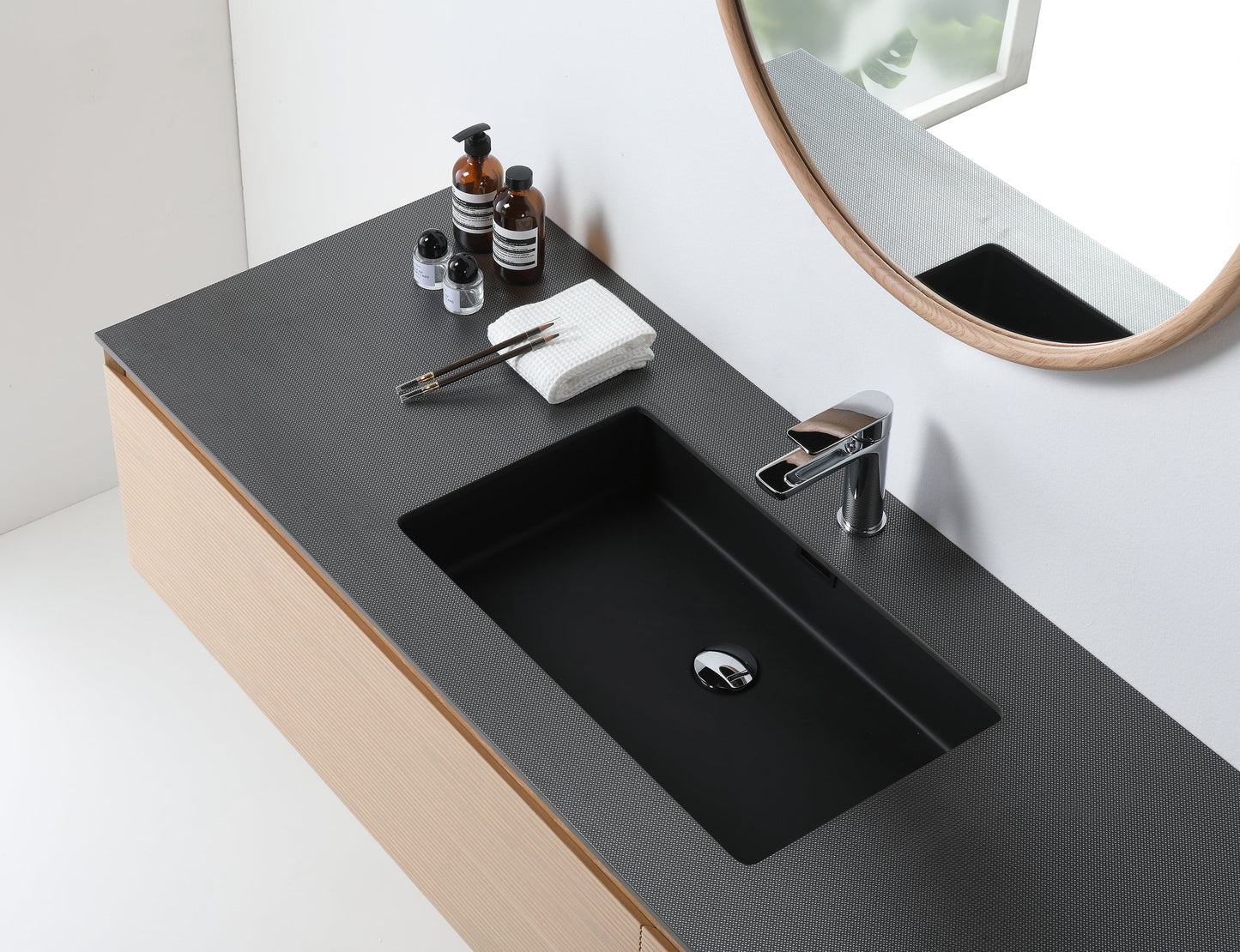 OSLO 60” WHITEWASH/WHITEWASH WALL MOUNT MODERN BATHROOM VANITY