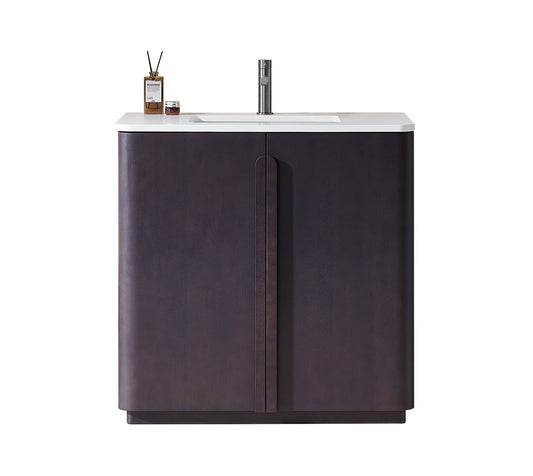 PARMA 36” ESPRESSO OAK FREESTANDING BATHROOM VANITY