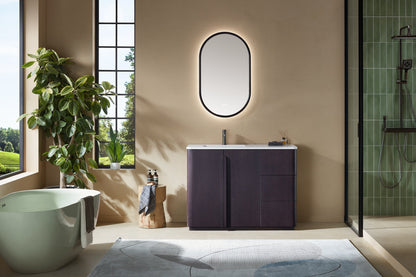 PARMA 48” ESPRESSO OAK FREESTANDING BATHROOM VANITY