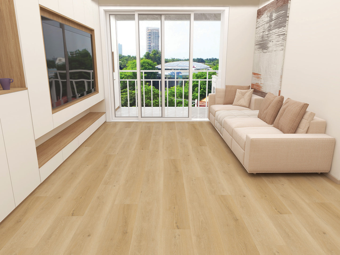 Amber Oak SPC Flooring – DF-0104 detail view