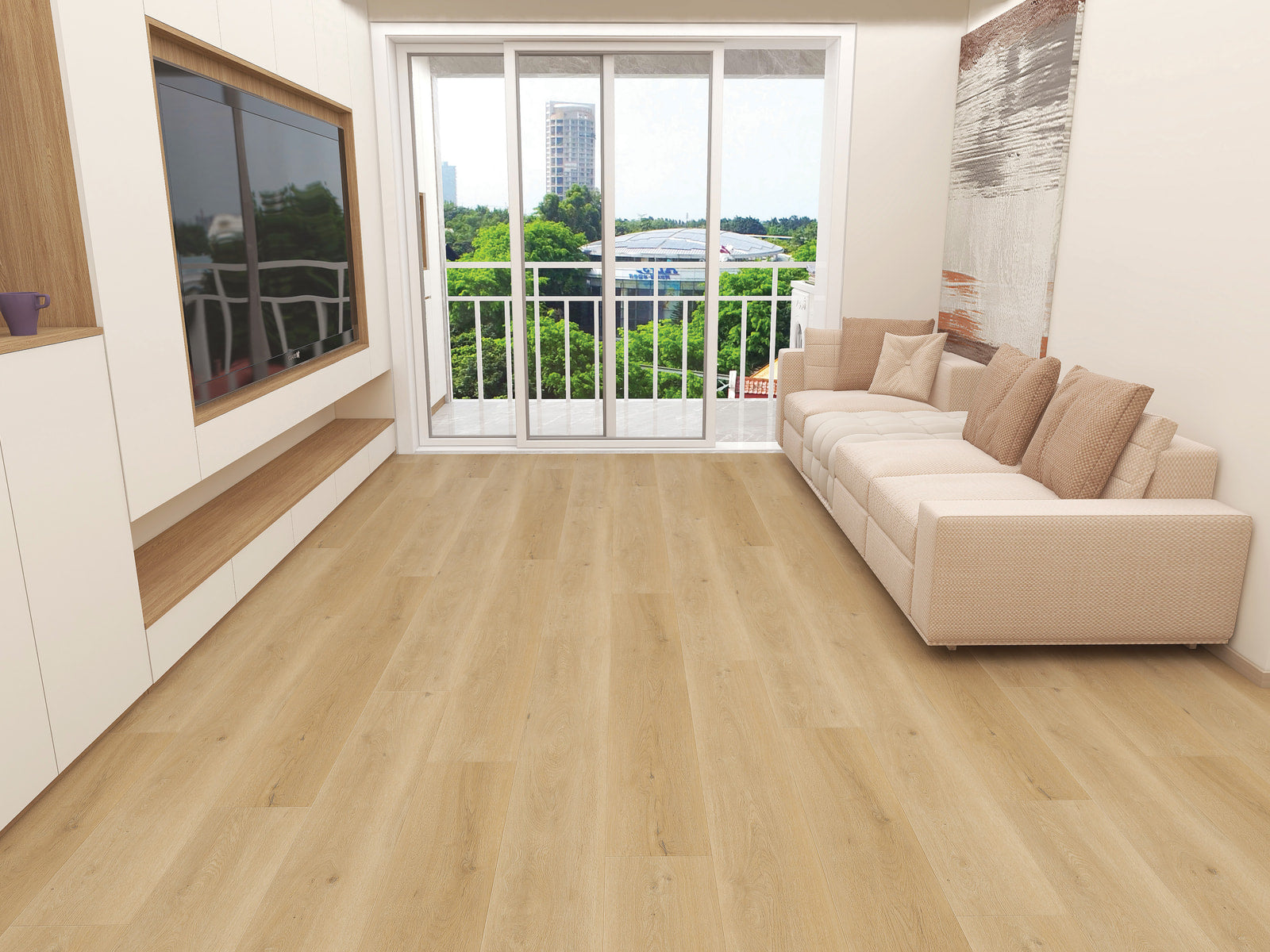 Amber Oak SPC Flooring – DF-0104 detail view