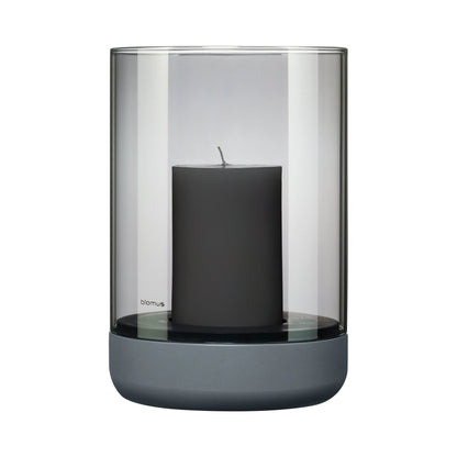CALMA Hurricane Lamp Large Steel Grey