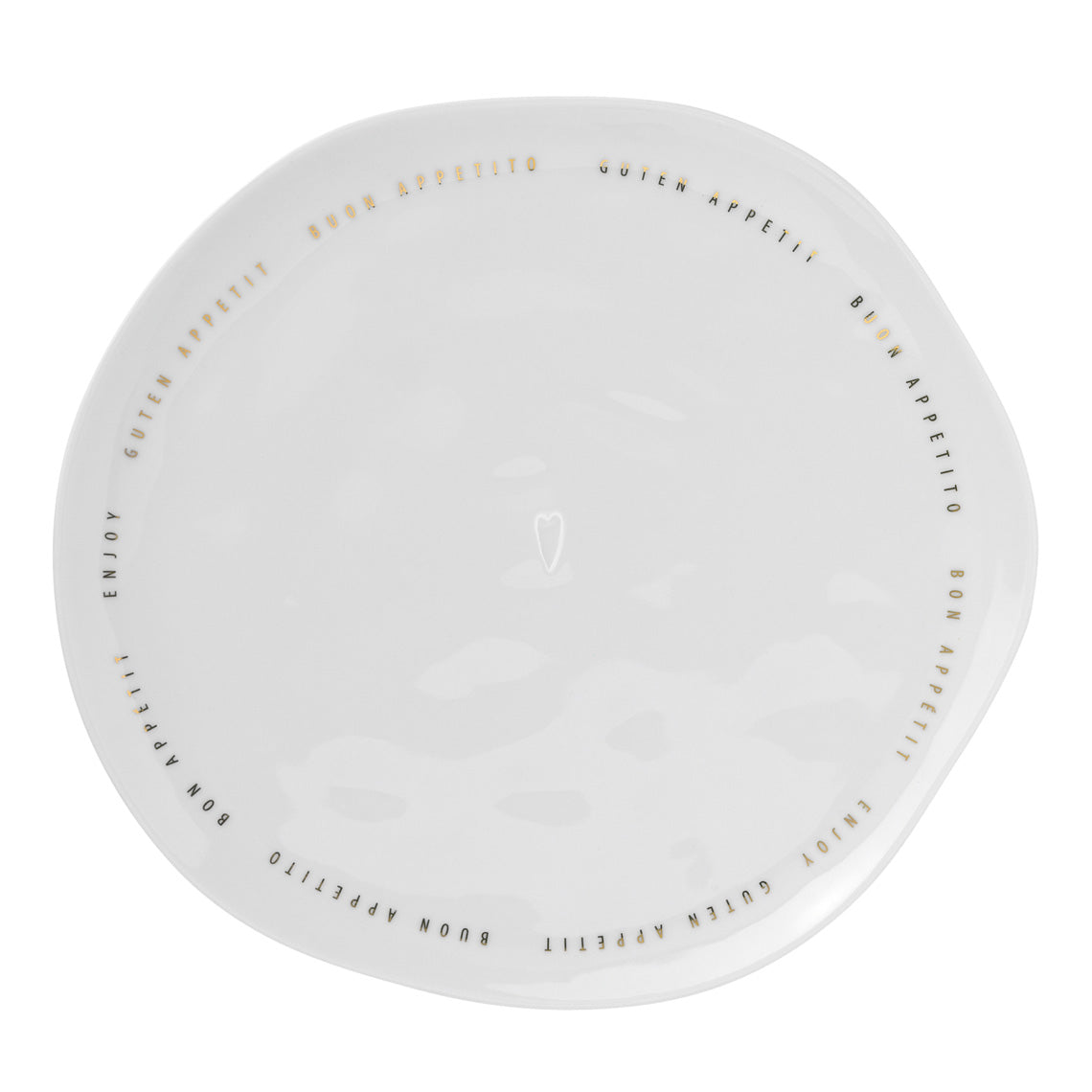 Bon Appetit porcelain organic shape plates