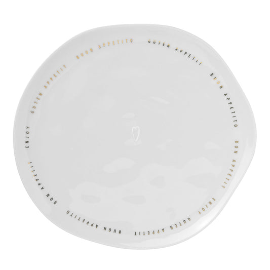 Bon Appetit porcelain organic shape plates