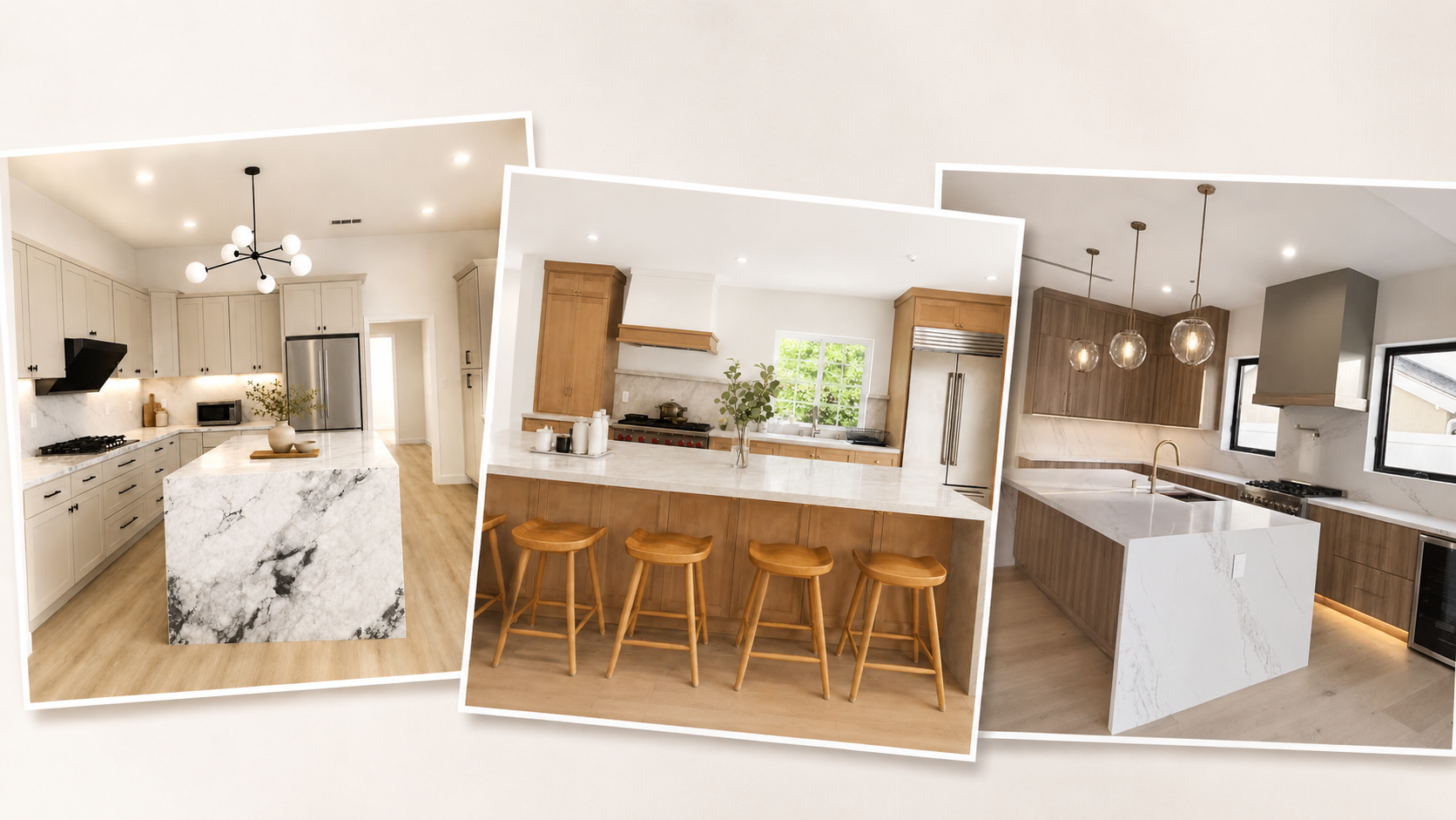 BY Cabinet completed kitchen projects collage