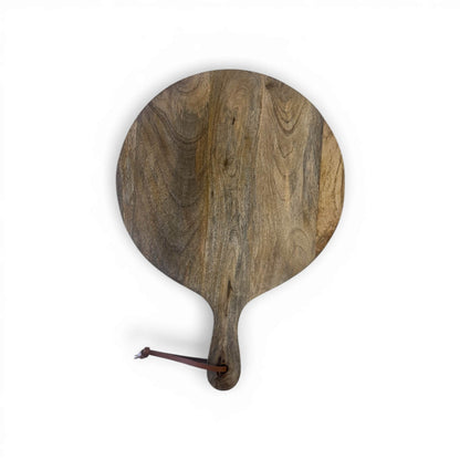 Bistro Round Mango Wood Paddle Board Set of 2 - Image 4
