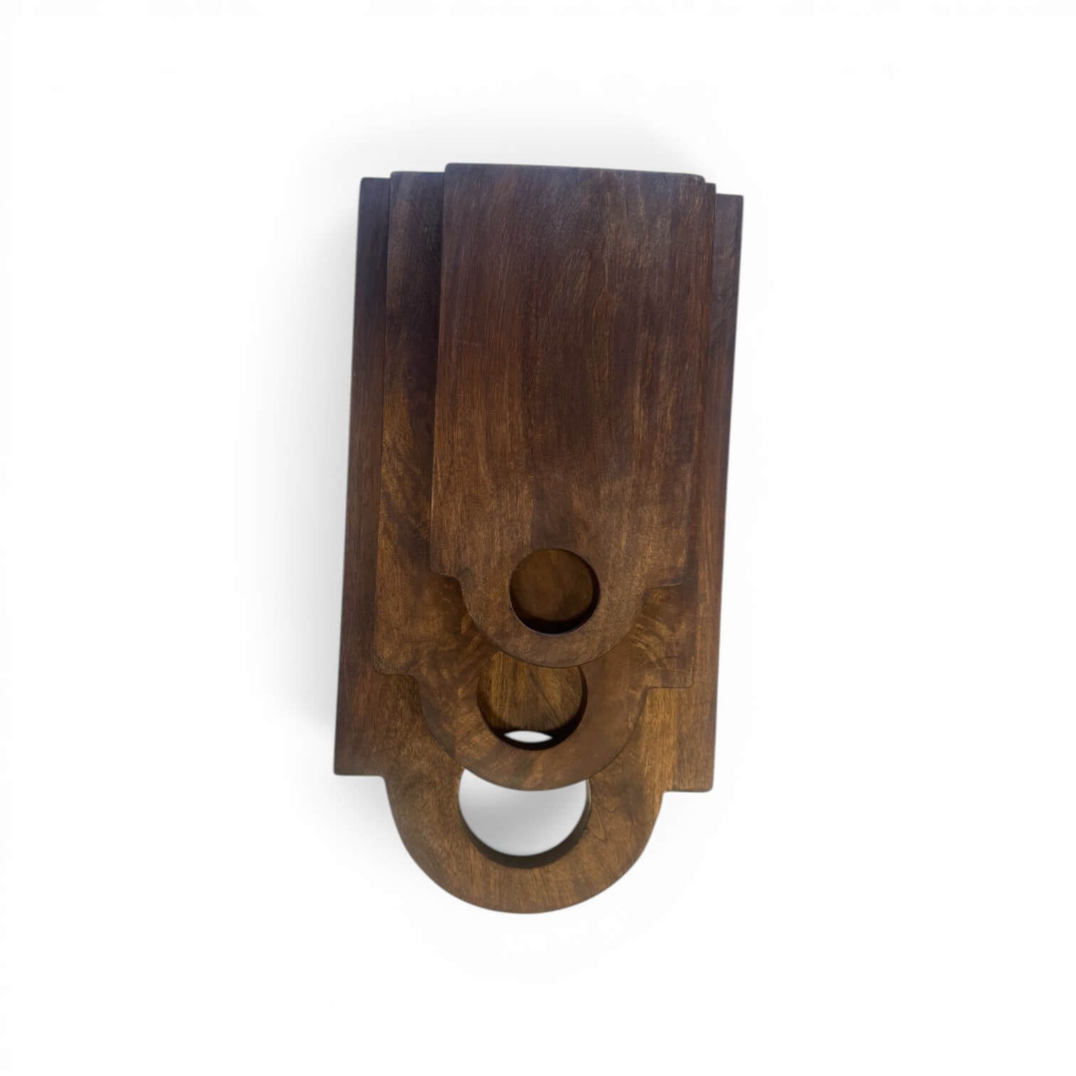 Maison Modern Walnut Mango Wood Cutting Board Set of 3 - Image 2