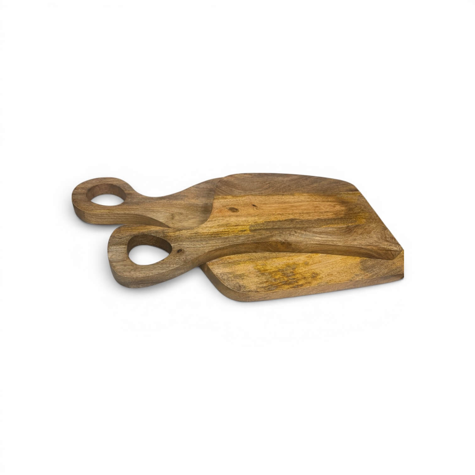 Sculpted Mango Wood Cutting Board Duo - Image 2