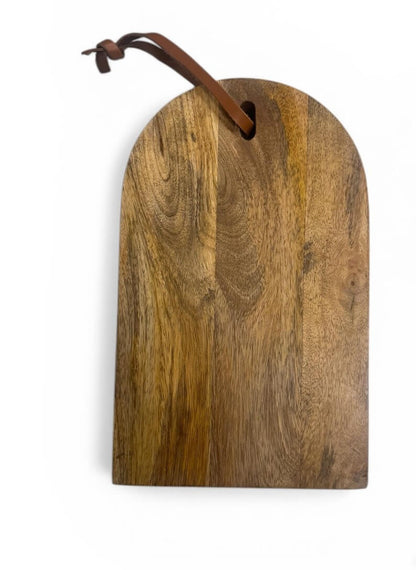 Signature Arched Mango Wood Cutting Board Set of 3 - Image 2