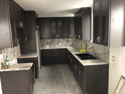 CINDER GREY finished kitchen