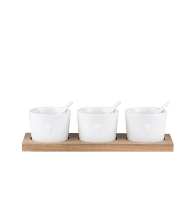 Bon Appetit condiment serving set