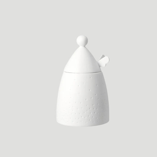 Heavenly Light Porcelain Angel Canister for Storage or Cookie and Candy Service - Angel Figurine