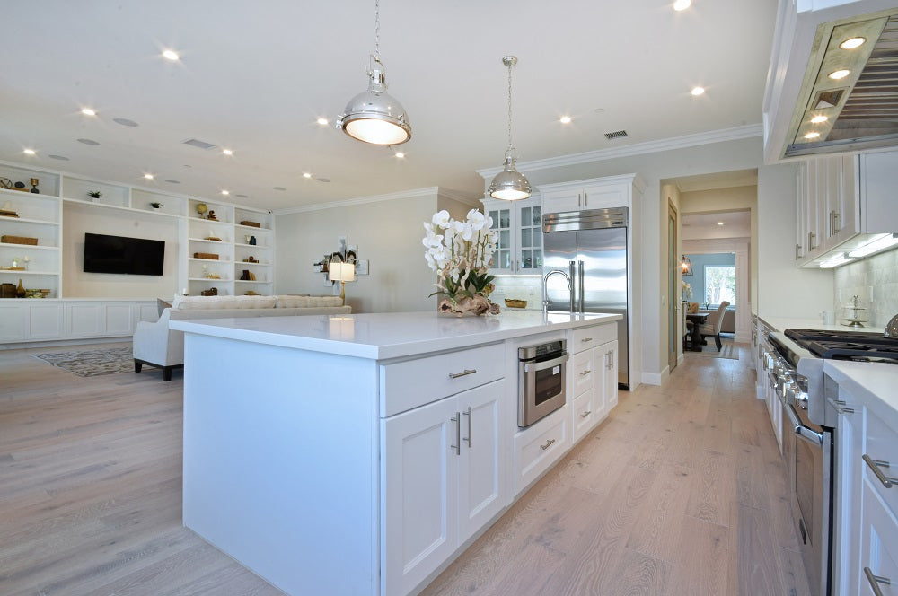 MODERN WHITE SHAKER finished kitchen