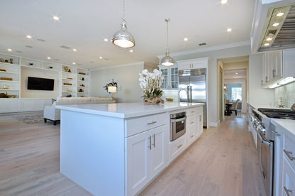 MODERN WHITE SHAKER finished kitchen