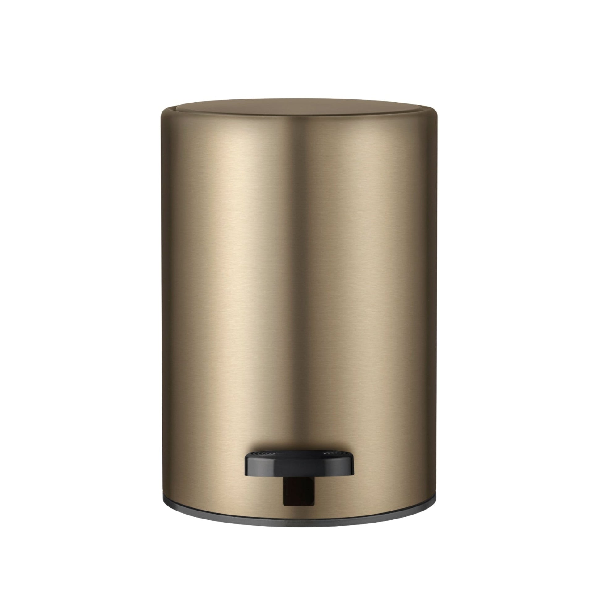 MODO metallic soft-close pedal bin in Brass Metallic
