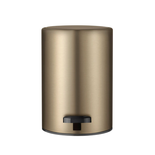 MODO metallic soft-close pedal bin in Brass Metallic