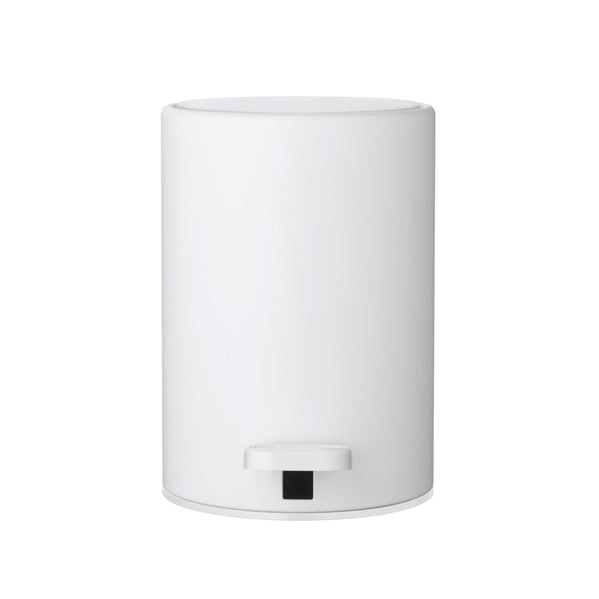 MODO stainless steel soft-close pedal bin in White