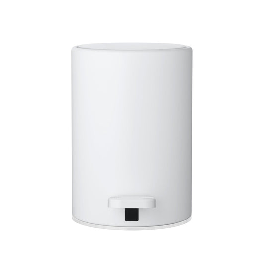 MODO stainless steel soft-close pedal bin in White