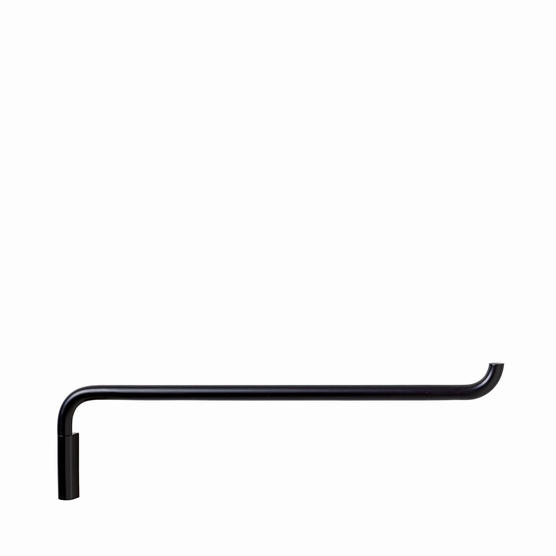 MODO wall-mounted swiveling towel rail in Black