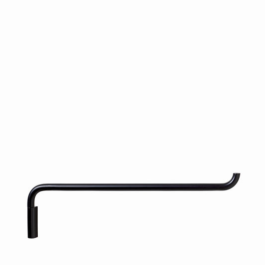 MODO wall-mounted swiveling towel rail in Black