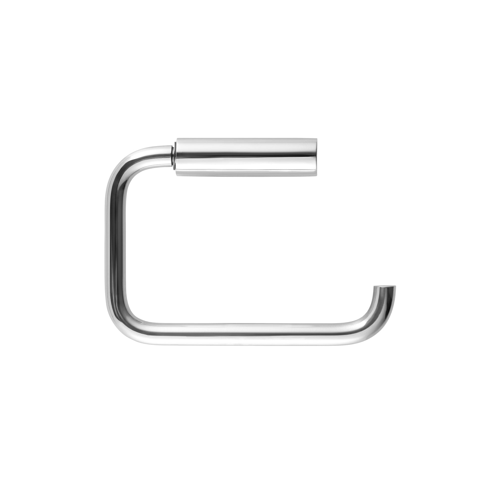 Polished stainless MODO toilet paper holder