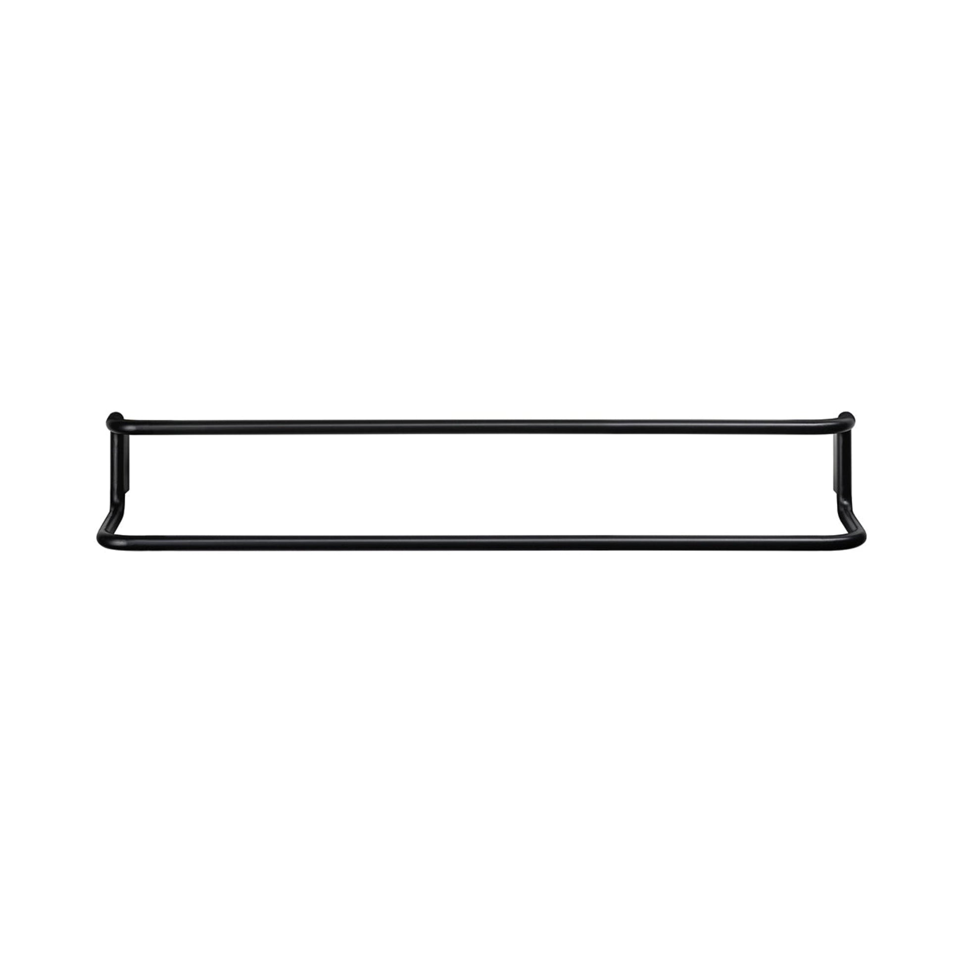 MODO twin towel rail in Black
