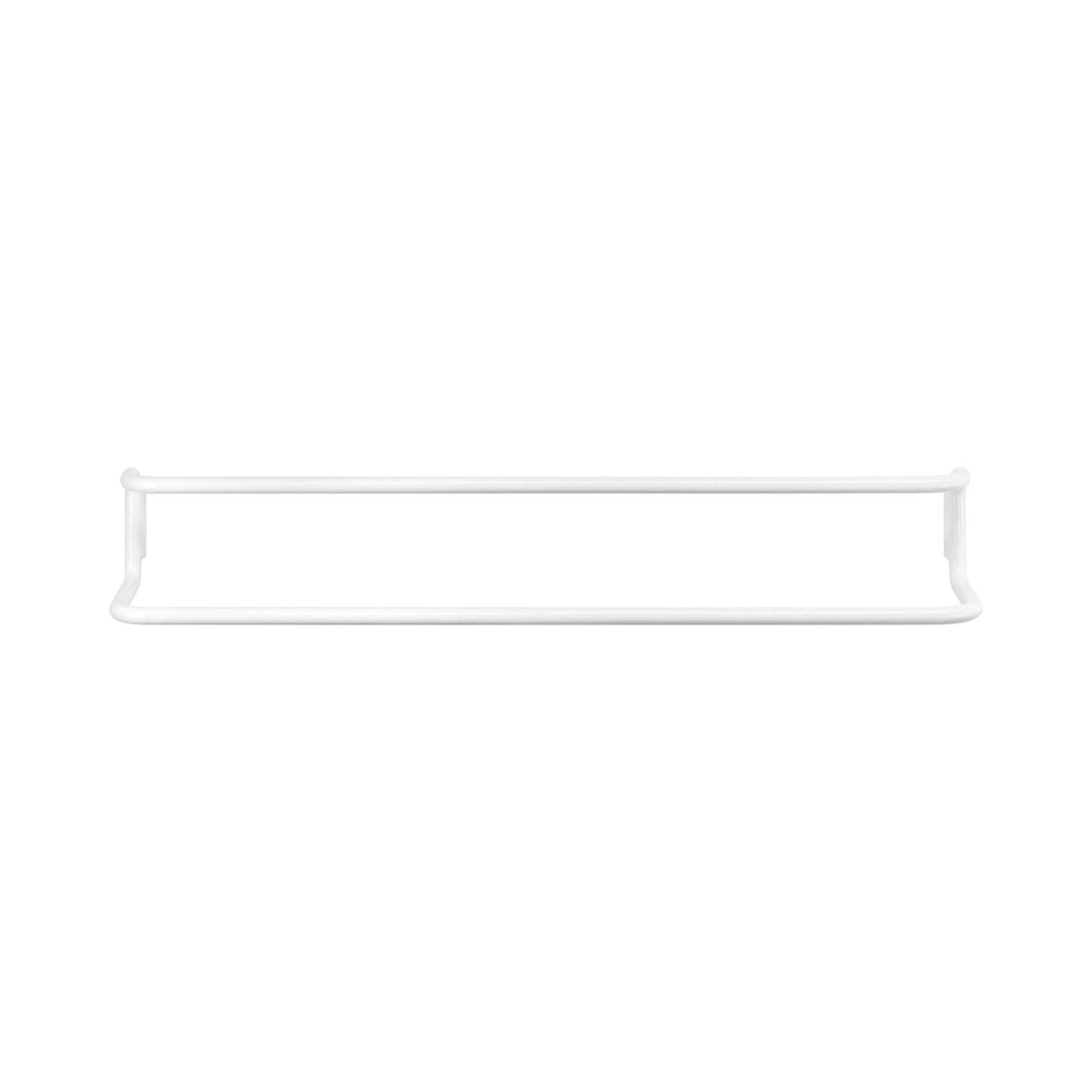 MODO twin towel rail in White