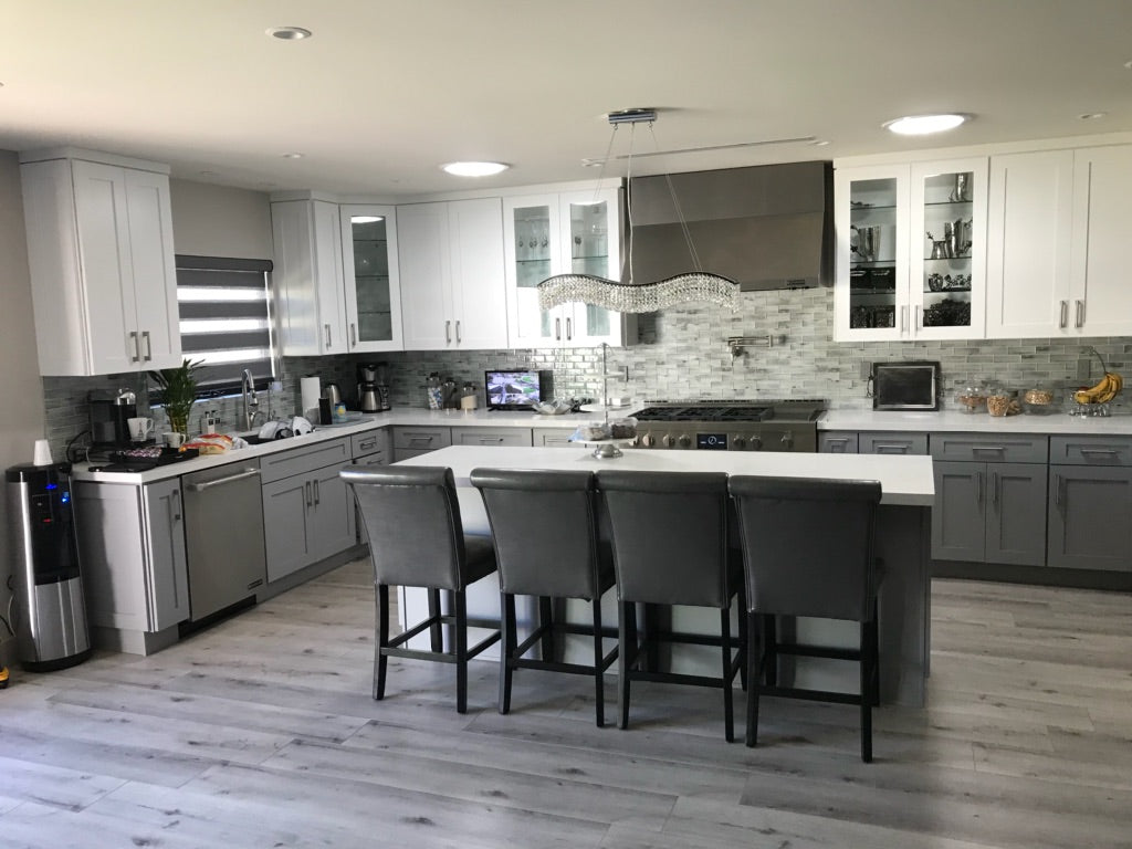 NEW WHITE SHAKER finished kitchen