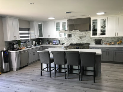 NEW WHITE SHAKER finished kitchen