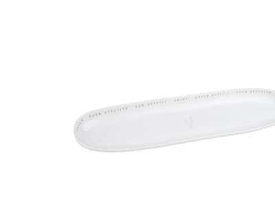 Porcelain oval Bon Appetit serving platter