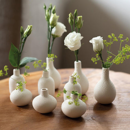 Pearl Stoneware Mini Vase Set - Set of 3 product image