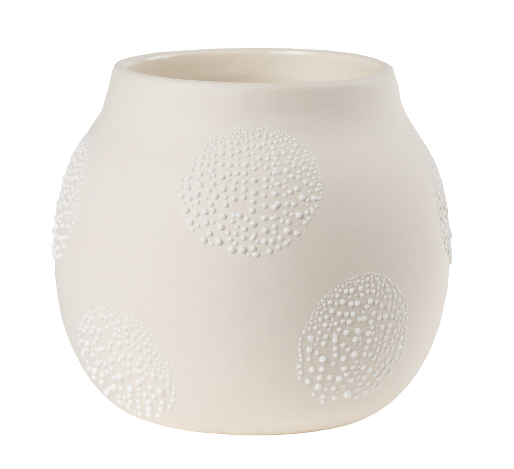 Pearl Stoneware Vase Small