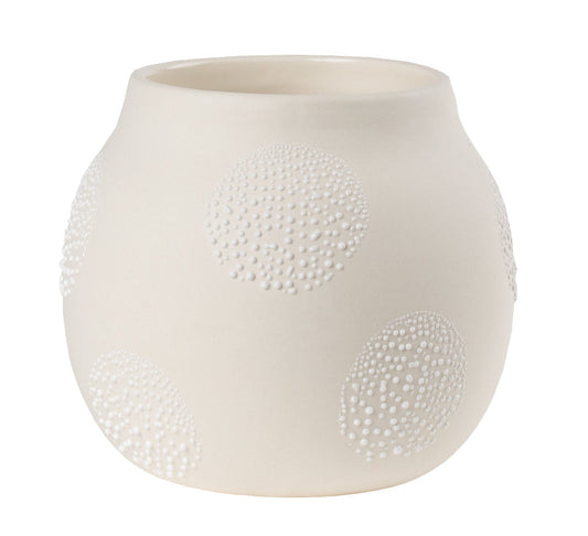 Pearl Stoneware Vase Small