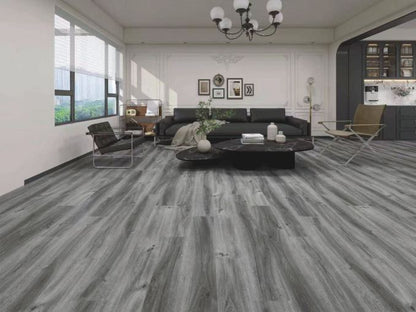 Pebble Oak SPC flooring room view