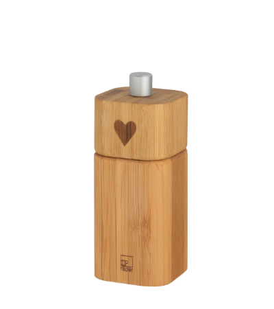 Bamboo Wood Pepper Mill Grinder with Ceramic Mechanism