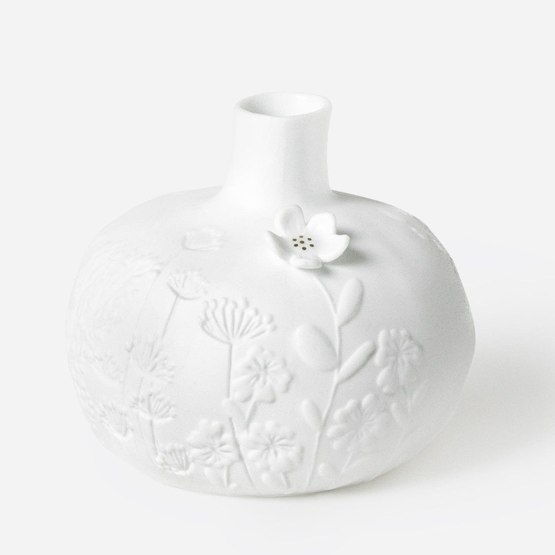 Picture Stories Porcelain Vase - Flower Garden