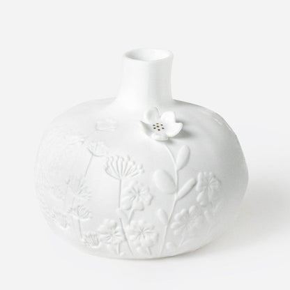 Picture Stories Porcelain Vase - Flower Garden